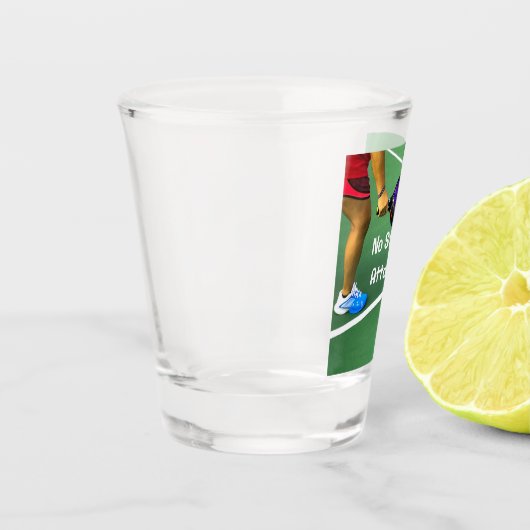 Pickleball Funny No Strings Attached Shot Glas (Links)