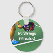 Pickleball Funny No Strings Attached Sleutelhanger (Voorkant)