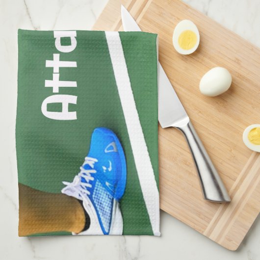 Pickleball Funny No Strings Attached Theedoek (Quarter Fold)