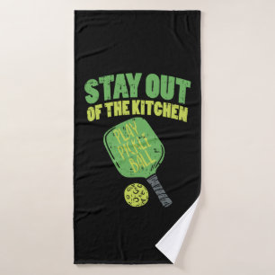 Pickleball Funny Pickleball Gifts Badhanddoek