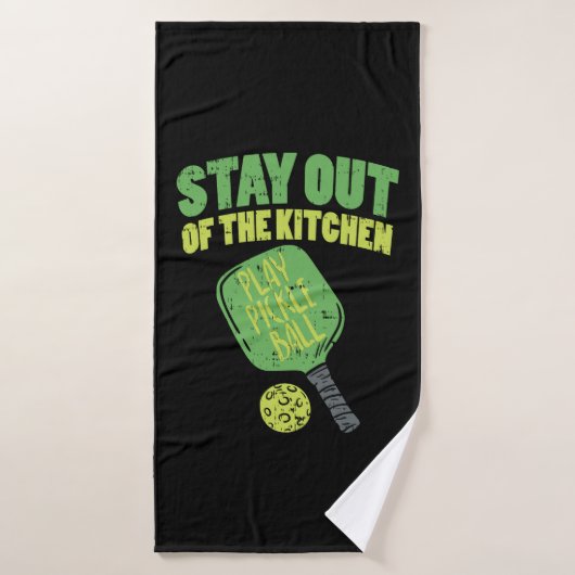 Pickleball Funny Pickleball Gifts Badhanddoek (Badhanddoek)