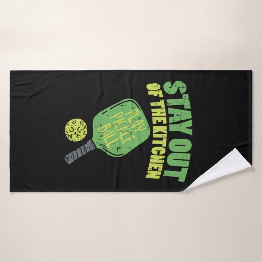 Pickleball Funny Pickleball Gifts Badhanddoek (Badhanddoek)