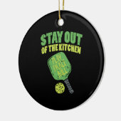 Pickleball Funny Pickleball Gifts Keramisch Ornament (Links)