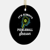 Pickleball Funny Pickleball Gifts Keramisch Ornament (Rechts)