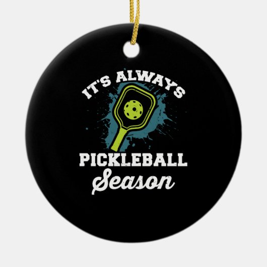 Pickleball Funny Pickleball Gifts Keramisch Ornament (Voorkant)