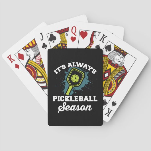 Pickleball Funny Pickleball Gifts Pokerkaarten (Achterkant)