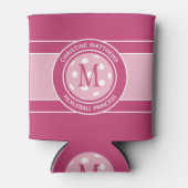 Pickleball Funny Quote Aangepaste naam Initiaal Ro Blikjeskoeler (Voorkant)