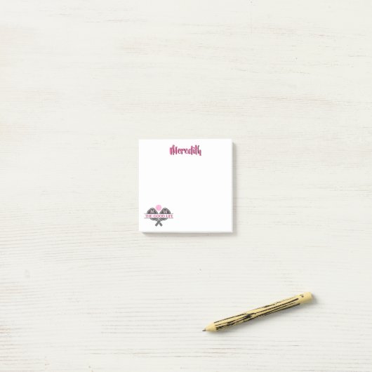 PIckleball Gal Good Life Post-it® Notes (Op bureau)