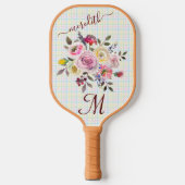 Pickleball Gal: Naam speldenlogo Pickleball Paddle (Voorkant)