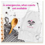 Pickleball Gal Paddles Aangepaste naam Monogram Standaard Schort<br><div class="desc">Pickleball Gal verdient zeker een schort dat het verhaal vertelt — ze houdt van spelen en "het goede leven" maakt die verklaring voor haar. Haar initialen/monogram op de peddels en haar naam op de bodem. Fun en uniek. Voor jezelf of een geweldig geschenk. Om het even welke ontwerpvragen, verzend enkel...</div>