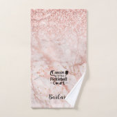 PIckleball Gal Queen of the Court Hand Towel Handdoek (Handdoek)