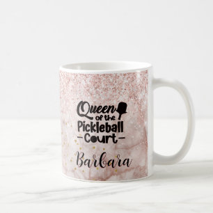 PIckleball Gal Queen of the Court Koffiemok