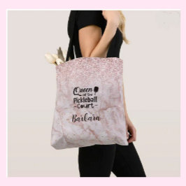 PIckleball Gal Queen of the Court Tote Bag