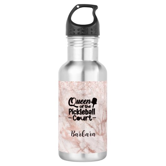 PIckleball Gal Queen of the Court Waterfles (Voorkant)