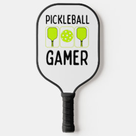 Pickleball Gamer peddels en bal Paddle