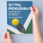 Pickleball Games Adverteren Flyer (Hand)