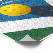 Pickleball Games Adverteren Poster (Hoek)