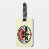 Pickleball Gear Bag Label -  ontwerp Bagagelabel (Achterkant verticaal)