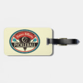 Pickleball Gear Bag Label -  ontwerp Bagagelabel (Achterkant horizontaal)