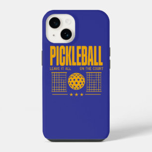 Pickleball Geest - Laat het Allemaal Op het Veld iPhone 14 Hoesje