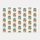 Pickleball Geïnspireerd met Kerstmis Inpakpapier Vel (Voorkant 3)