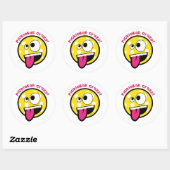 Pickleball gek ronde sticker (Vel)