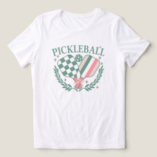 Pickleball Gekruiste Paddles Tri-Blend Shirt