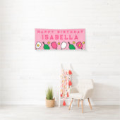 Pickleball Gelukkige Verjaardag Spandoek (Insitu)