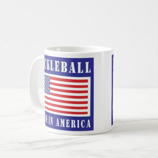 PICKLEBALL - GEMAAKT IN AMERIKA KOFFIEMOK (Voorkant links)