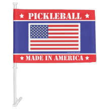 Pickleball gemaakt in Amerikaanse vlag