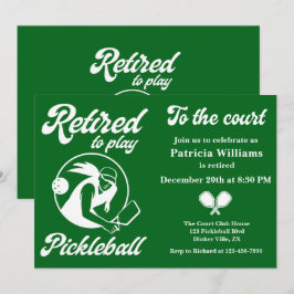 Pickleball Gepensioneerd om te spelen Pickleball V Kaart