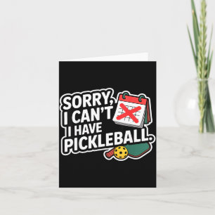Pickleball gepensioneerde dink opa grappige sport kaart
