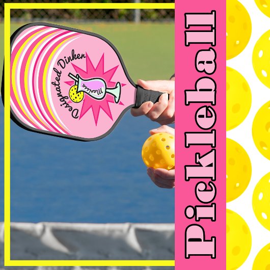 Pickleball Gepersonaliseerde Aangewezen Dinker Roz Pickleball Paddle