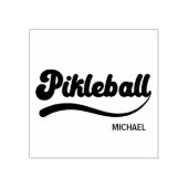 Pickleball Gepersonaliseerde naam Rubberstempel (Afrduk)
