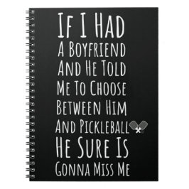Pickleball geschenken voor haar vrouwen tiener mei notitieboek