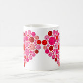 Pickleball Gevuld Hart Roze en Rode Liefde Koffiemok (Center)