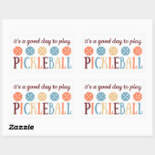 Pickleball Gezegde Grappig Quote Rechthoekige Sticker (Vel)