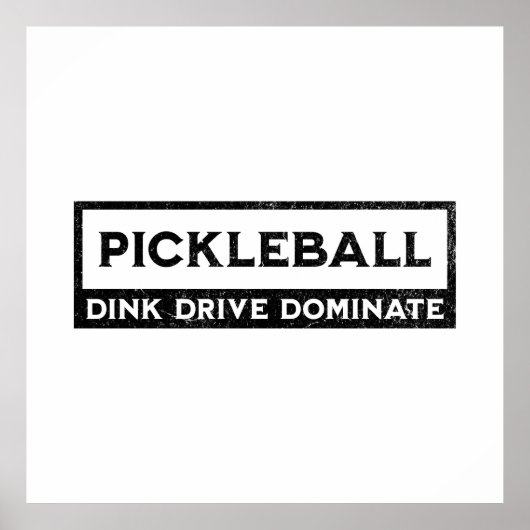 Pickleball Gezegde  Poster (Voorkant)