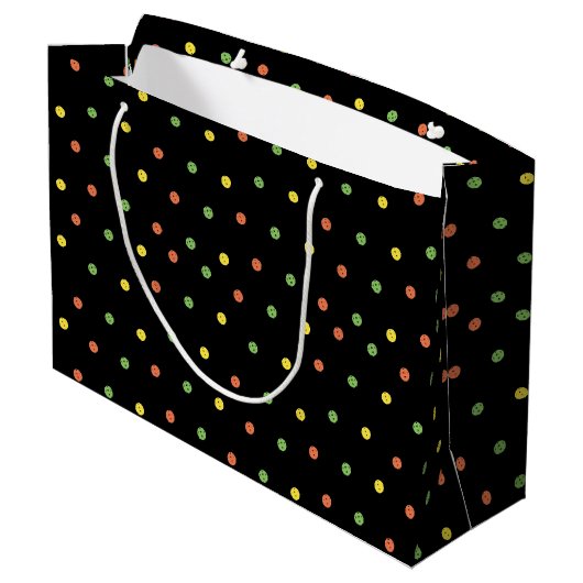 Pickleball Gift Bag Groot Cadeauzakje (Achterkant Gekanteld)