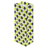 Pickleball Gift Bag Wijn Cadeautas (Achterkant Gekanteld)