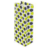 Pickleball Gift Bag Wijn Cadeautas (Voorkant Gekanteld)