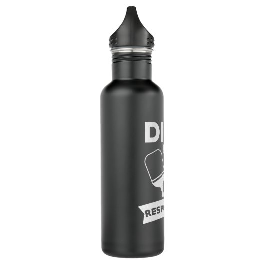 Pickleball Gift Dink op verantwoorde wijze gedraai Waterfles (Links)