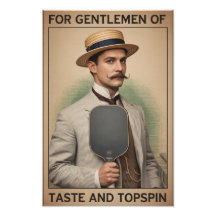 Pickleball Gift For Gentlemen Of Taste And Topspin
