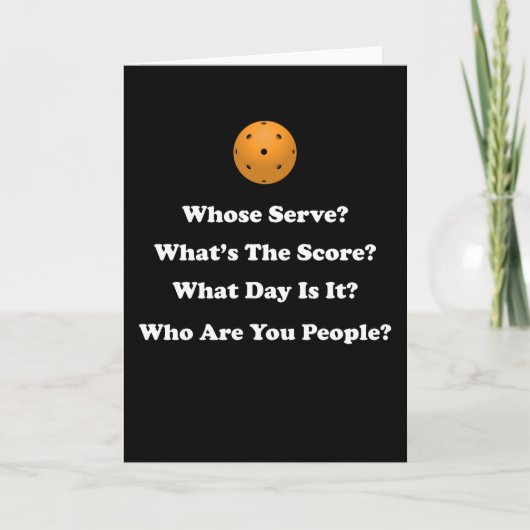 Pickleball Gift Kaart (Voorkant)