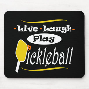 Pickleball Gift Live Laugh Play Pickle Ball Muismat