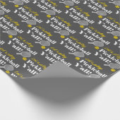 Pickleball Gift Wrap Let's Play Pickleball Team Cadeaupapier (Hoek)