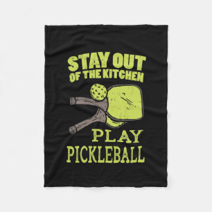 Pickleball Gifts Fleece Deken