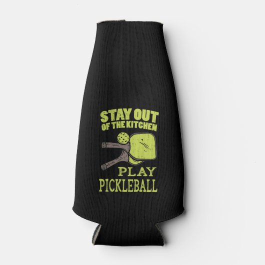 Pickleball Gifts Flesjeskoeler (Voorkant)