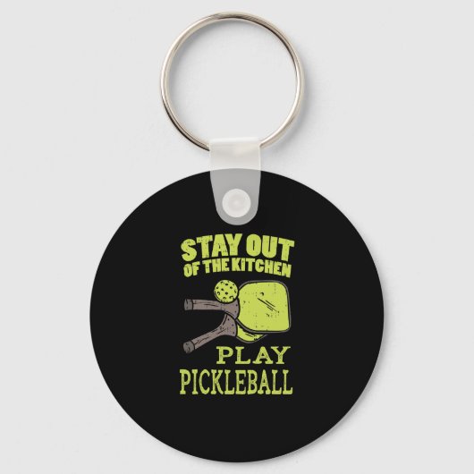 Pickleball Gifts Sleutelhanger (Voorkant)