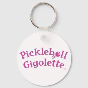 Pickleball Gigolette™ Swingrz Swag Court Jester Sleutelhanger